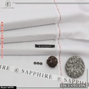 Sapphire Men’s Luxury Supreme Soft Cotton Fabric – 4.5 Meter Summer Collection