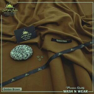 Shan e Momin Men’s Premium Extra Luxury Summer Wash & Wear Fabric – 4 Meter