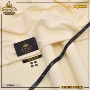Shan e Momin Men’s Premium Extra Luxury Summer Wash & Wear Fabric – 4 Meter