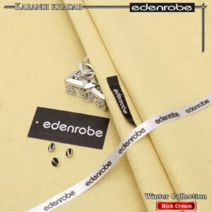 EDENROBE Karandi Khadar Unstitched Suit β Luxury Winter Collection