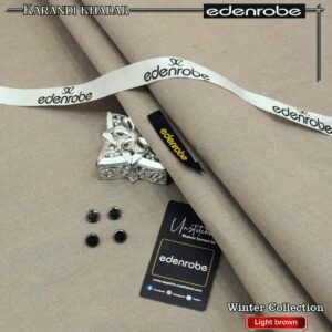 EDENROBE Karandi Khadar Unstitched Suit β Luxury Winter Collection