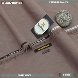 Gul Ahmed Semi Wool Luxury Premium Quality Winter Fabric – 4 Meter