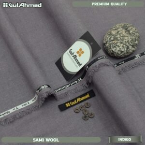 Gul Ahmed Semi Wool Luxury Premium Quality Winter Fabric – 4 Meter