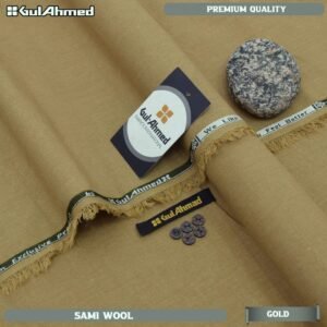 Gul Ahmed Semi Wool Luxury Premium Quality Winter Fabric – 4 Meter