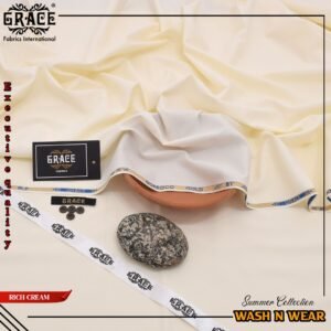 GRACE Men’s Super Luxury Summer Wash & Wear Fabric