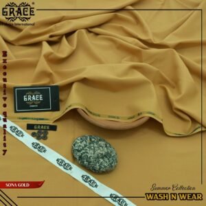 GRACE Men’s Super Luxury Summer Wash & Wear Fabric